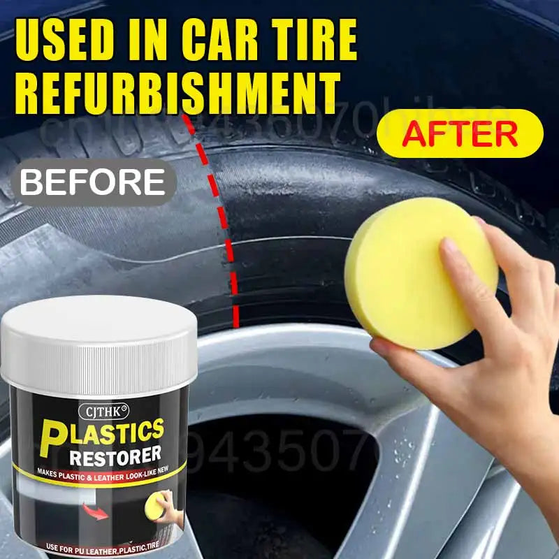 150g Auto Plastika Restorer Povratak U Crno Sjaj Auto Čišćenje Proizvodi Plastika Koža Obnova Autopoliranje Popravak Premaz Renovator