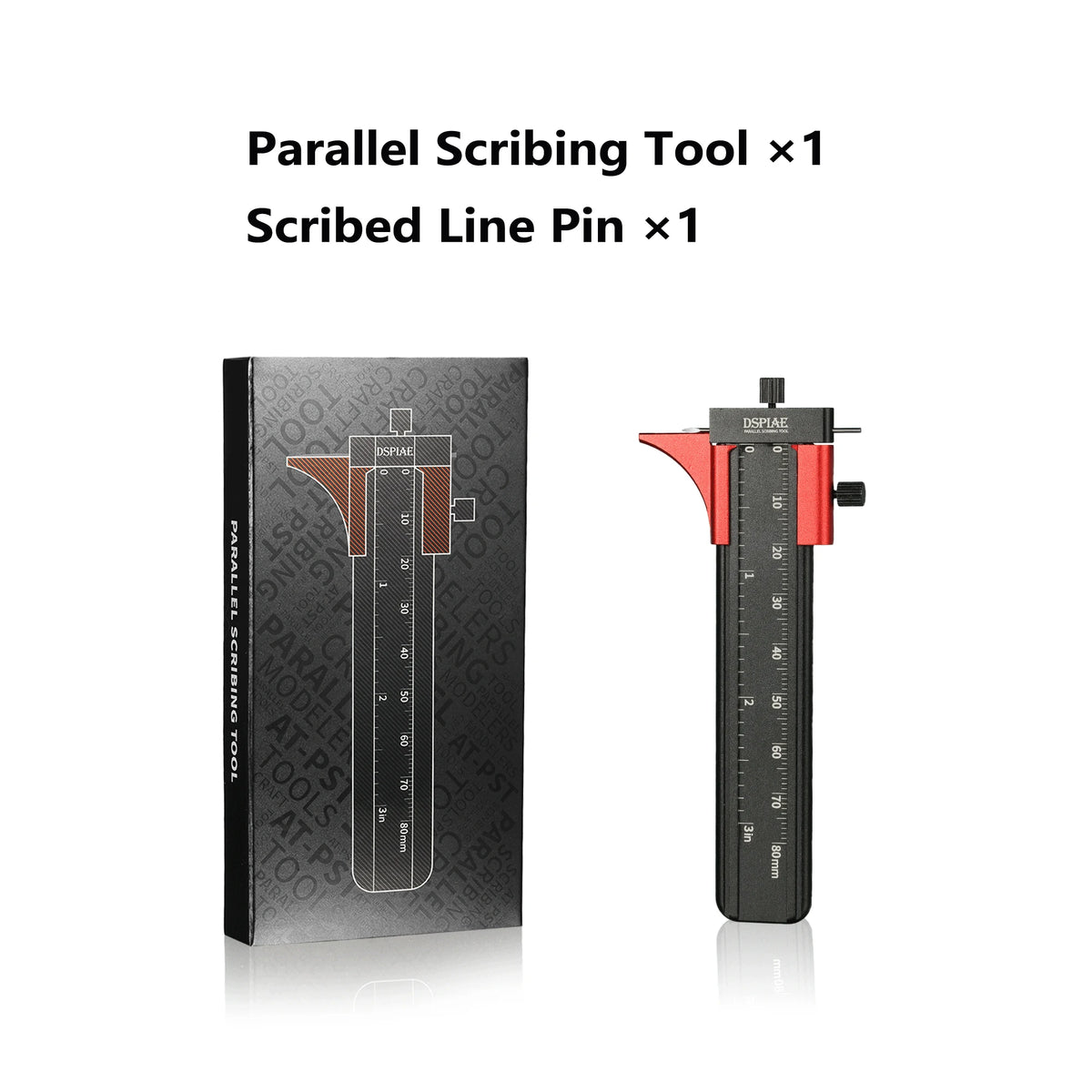 AT-PST Parallelle graveringliniaal voor modelbouw