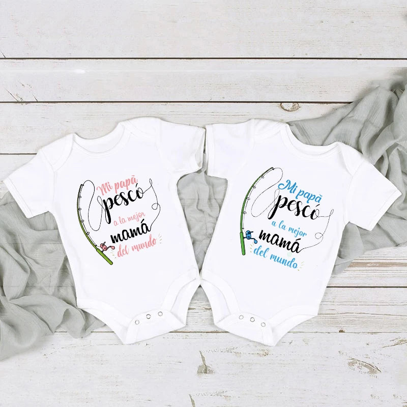 Parent-Message Baby Bodysuit – Print Options