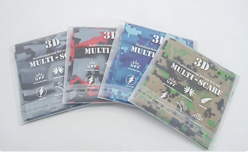 Bandana de sport extérieur tube militaire écharpe pêche cyclisme tactique randonnée couvre-visage cache-cou demi-masque bandeau hommes femmes