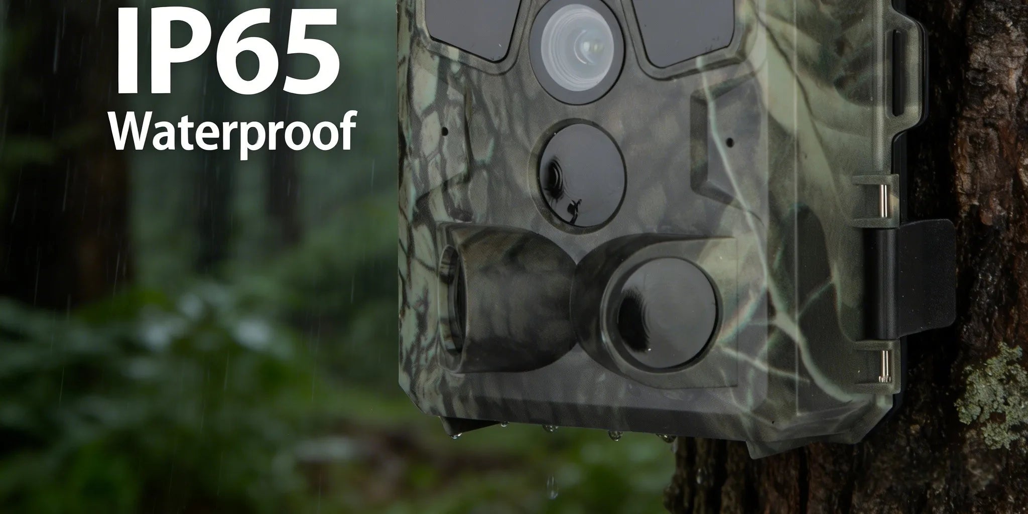 4K 50MP WiFi Trail Camera with 940NM Night Vision