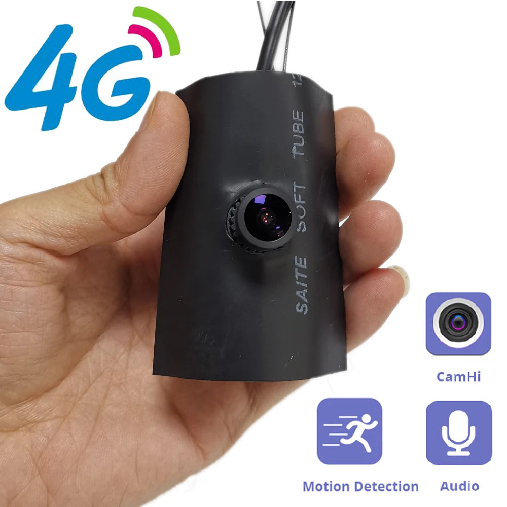 4G Mini Security Camera with Motion Detection and App Alerts