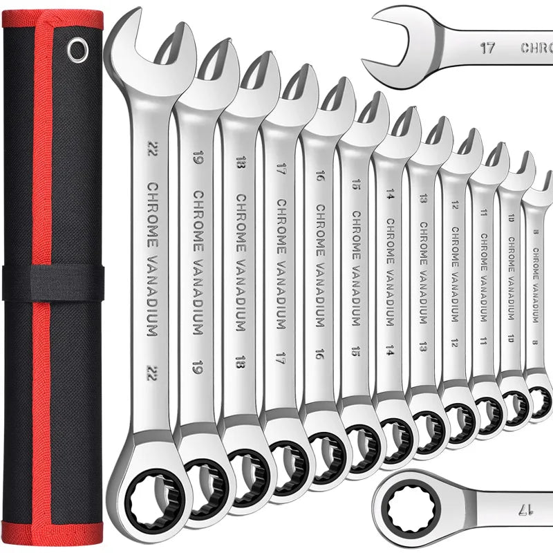 Ratcheting Combination Wrench Sets