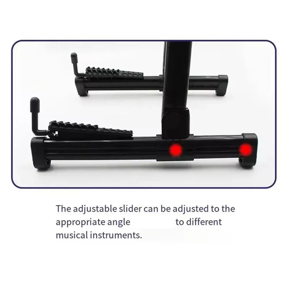 Foldable ABS Floor Stand for Compatible Guitars