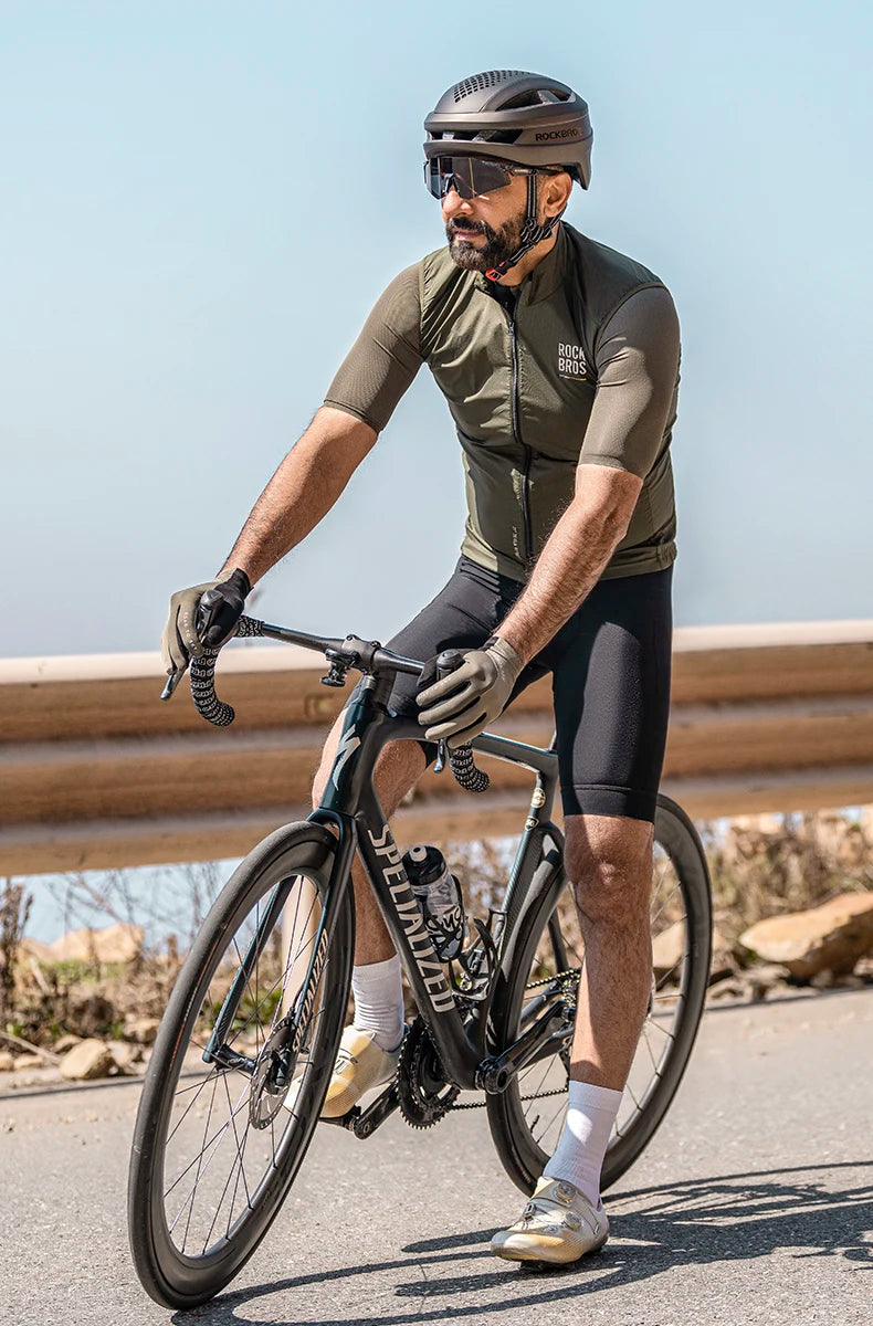 Men’s Cycling Shorts with Pockets Breathable Quick-Dry Anti-Slip Grip