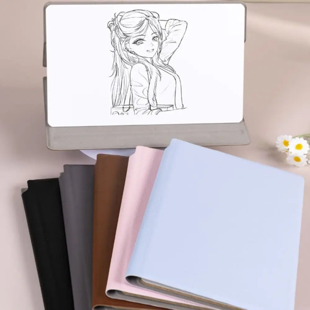 Reusable Dry-Erase Notebook with Folding PU Cover