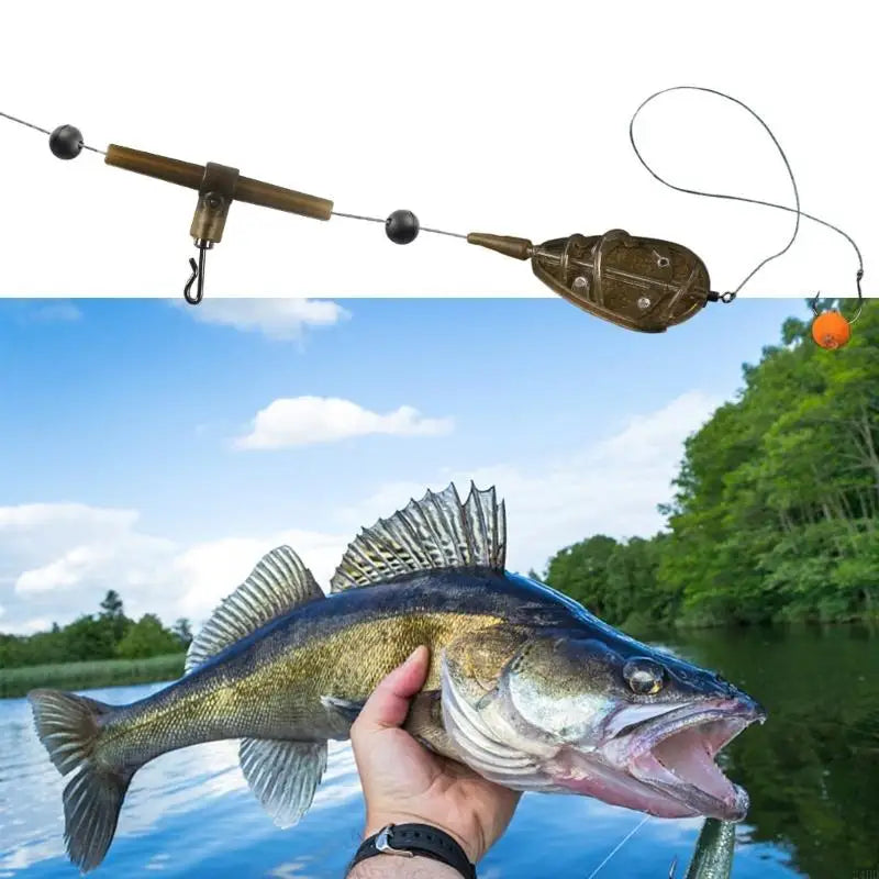 Acessórios de Ferramentas de Pesca Acessórios de Equilíbrio Anti-nizes Acessórios de Rig de Pesca Método de Alimentação Conectores Acessórios de Rigs de Pesca 24BD