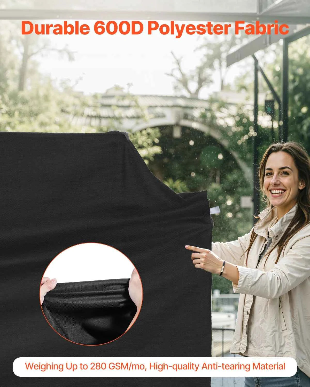 Heavy Duty Waterproof Grill Cover