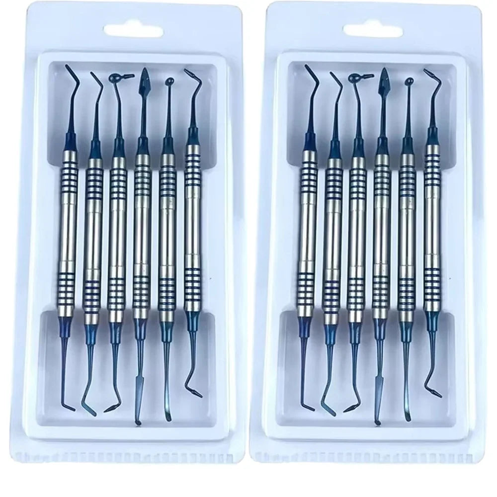 Set de spatules en acier inoxydable pour obturations en composite dentaire