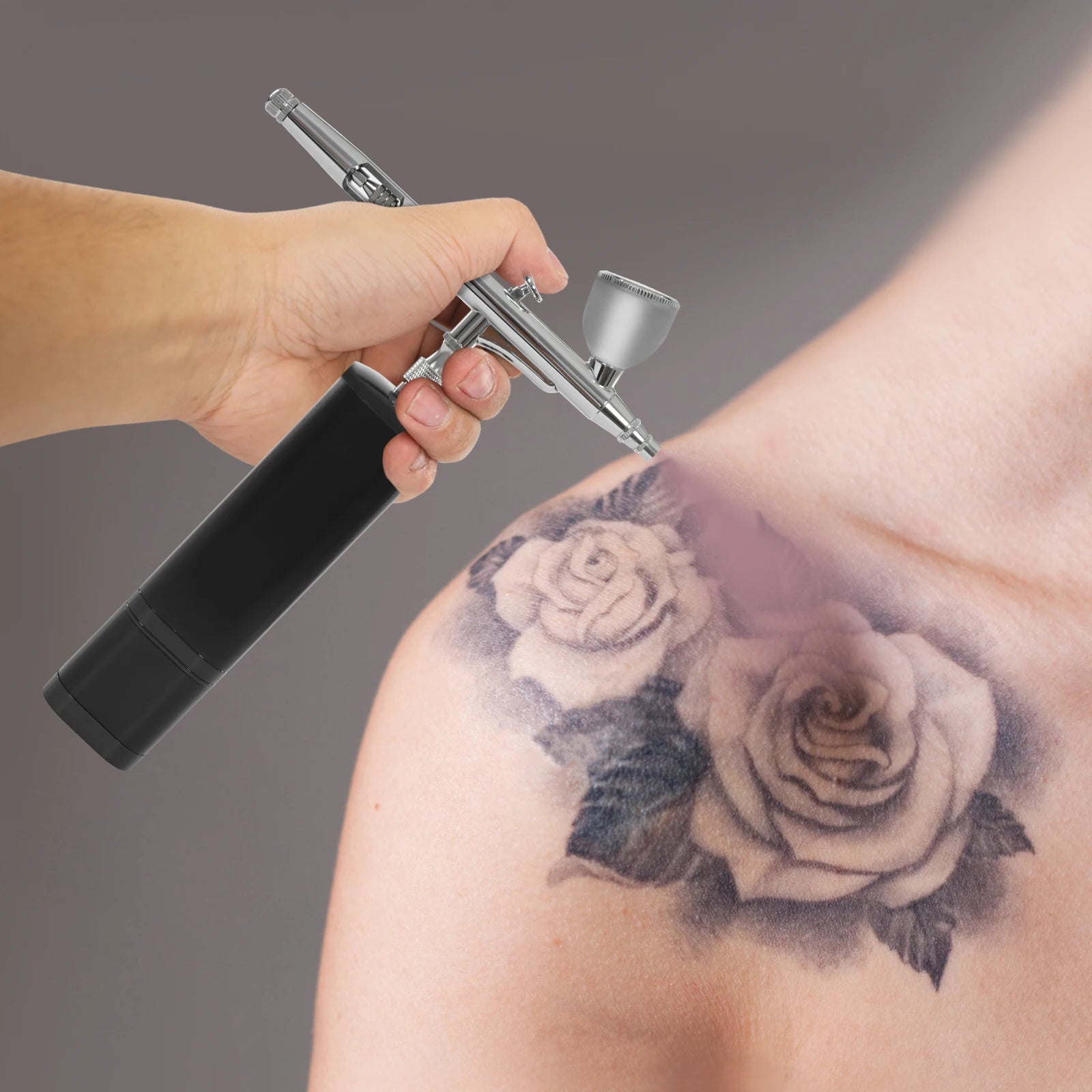 Prenosná sada airbrush s kompresorom 10W bezdrôtová striekacia pištoľ