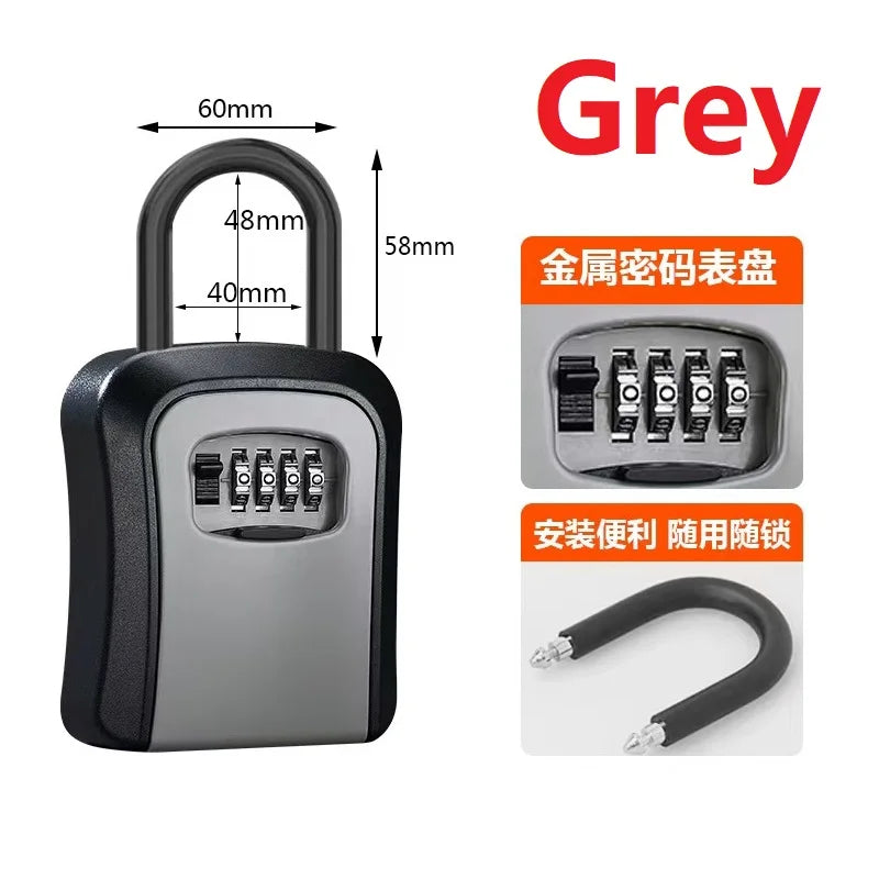 Four-Digit Hanging Key Storage Lockbox