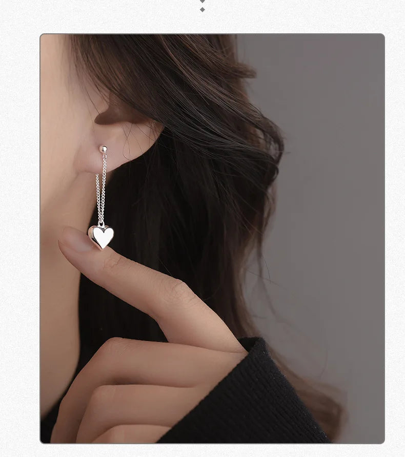 Geometric Heart-shaped Earrings For Women Girls Fashion Hollow Heart Hoop Earrings Jewelry Accessories