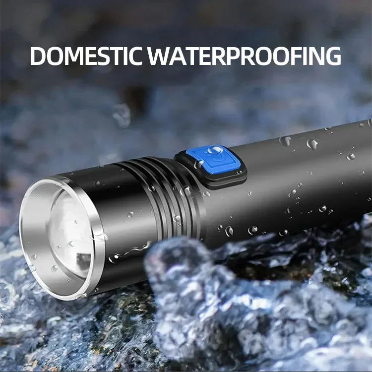 395nm UV Flashlight Blacklight Zoomable USB Rechargeable UV Light Ultraviolet Flashlight for Pet Urine Detection Resin Curing