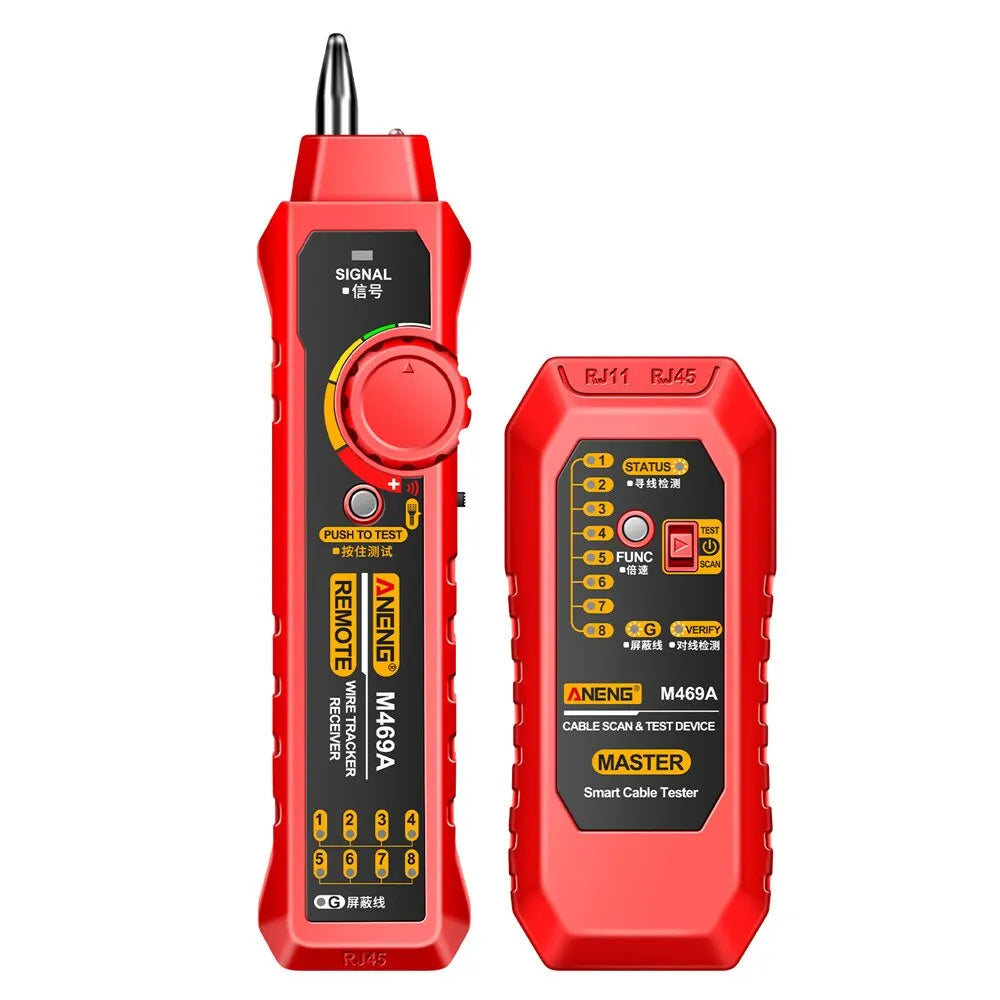 Tester kabli sieciowych ANENG M469A RJ45/RJ11