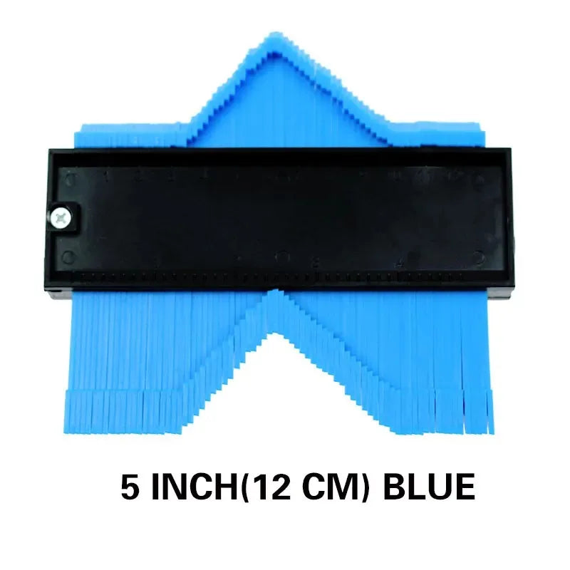 Profile Contour Gauge line Copier Ruler Cutting template Construction Woodworking Measuring instrument ceramic Tiling tiles tool