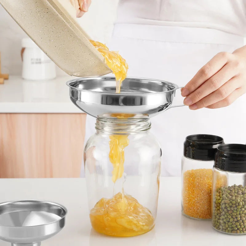 Stainless Steel Wide-Mouth Canning Funnel