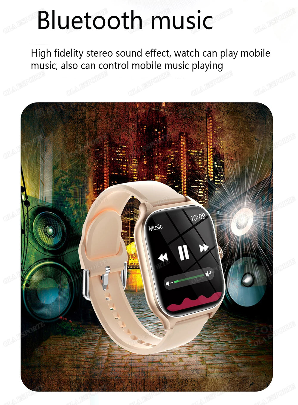 Reloj inteligente para llamadas Bluetooth de 2,01 pulgadas con seguimiento de actividad