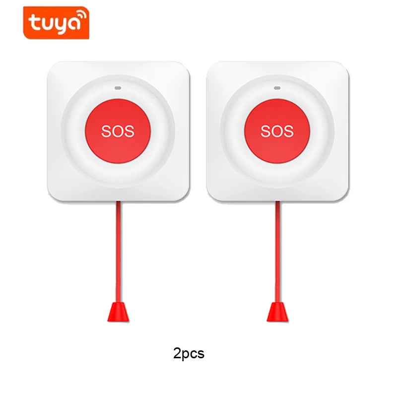 Tuya WiFi SOS Ασύρματος Συναγερμός ασφαλείας κάρμα Panic Εξυπνη ζωή στο σπίτι