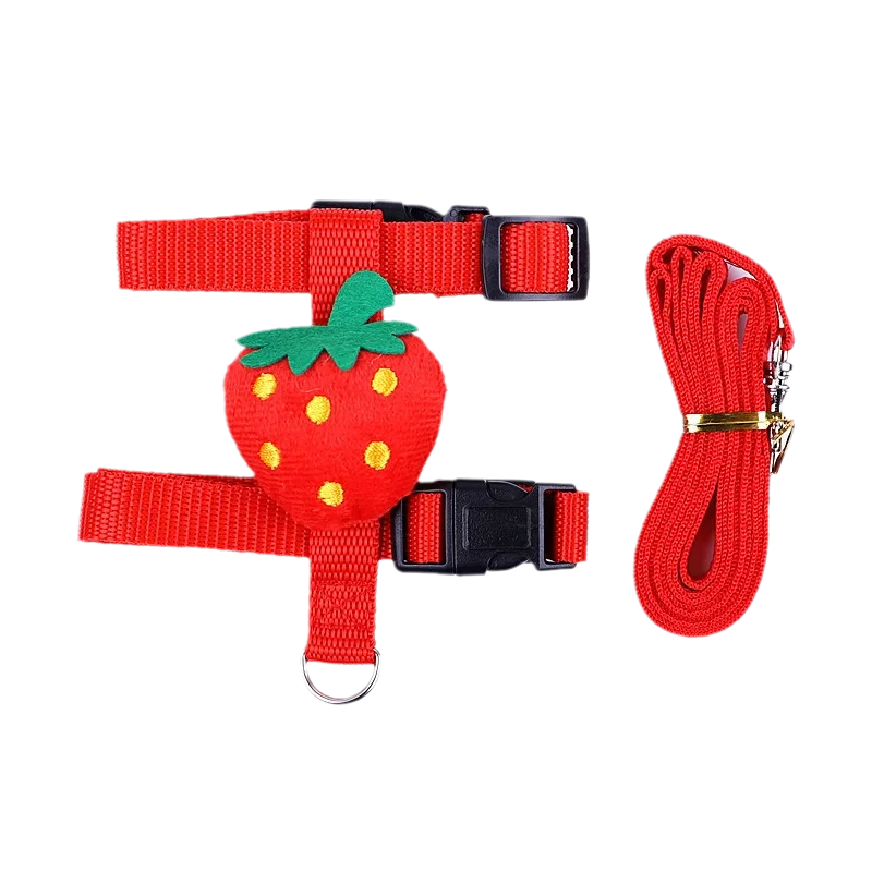 Walking Bunny Guinea Pig Harness for Small Animals Cute Pet Rabbit Harnesses and Leash Set Chinchilla Pigs mascotas Accessories