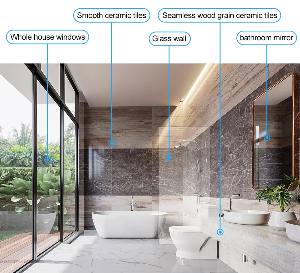 Robot Window Cleaner ABIR WD8 con Doppia Nebulizzazione e Navigazione Intelligente