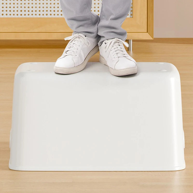 White Plastic Household Storage Box