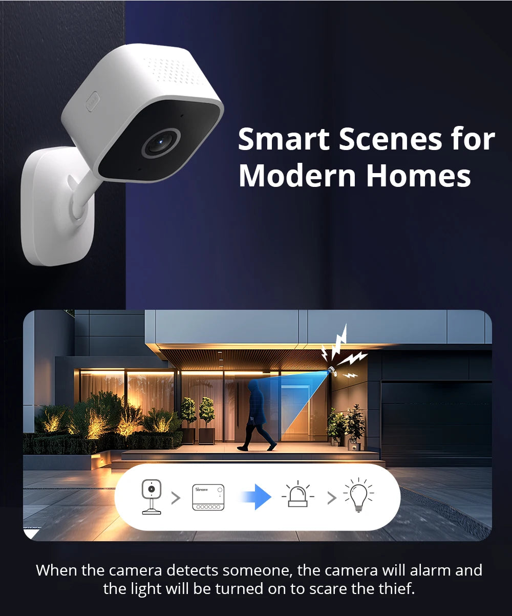 1080P WiFi Home Security Camera with Motion Detection and Two-Way Audio
