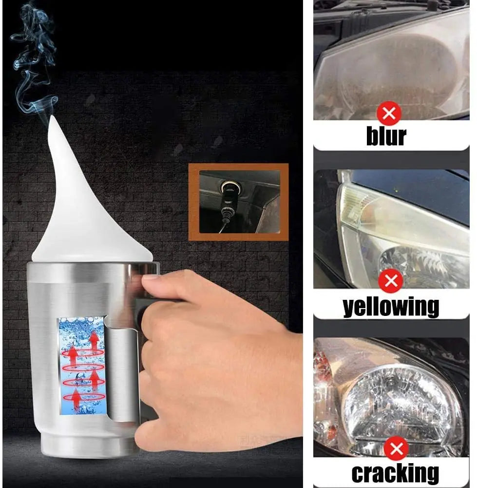 Car Headlight Restoration Polish Kit – 800ML Liquid Polymer System