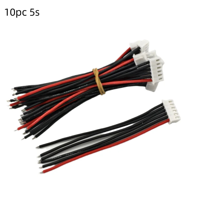 Prívodné vodiče balansovacieho konektora LiPo - balenie 10 ks, 1S až 8S
