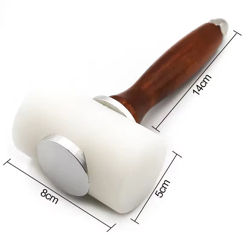 Nylon Leathercraft Mallet with Wooden Handle