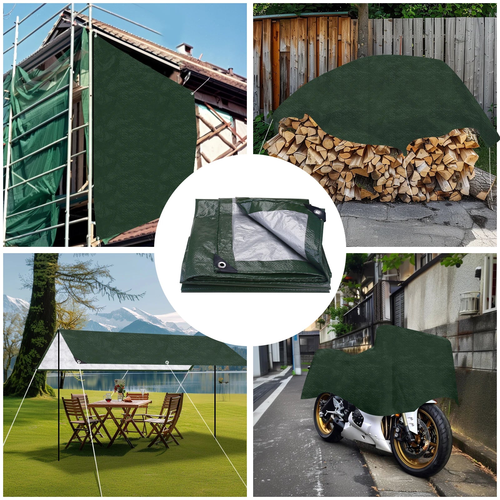 Waterproof Heavy Duty Tarpaulin Outdoor Cover