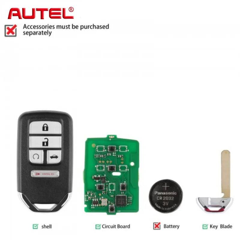Autel IKEYHD005AL 5-Button Smart Remote Key for Honda