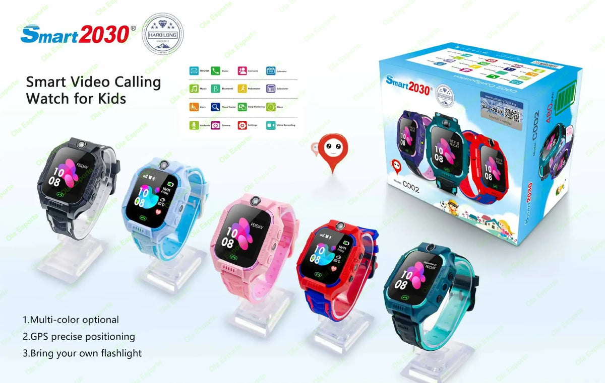 Montre connectée d’enfants avec appels 2G et bouton SOS