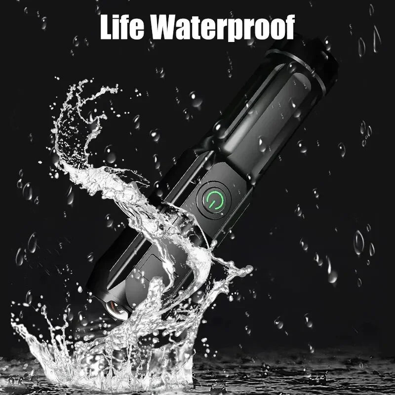 F15-T USB Rechargeable Zoom Flashlight
