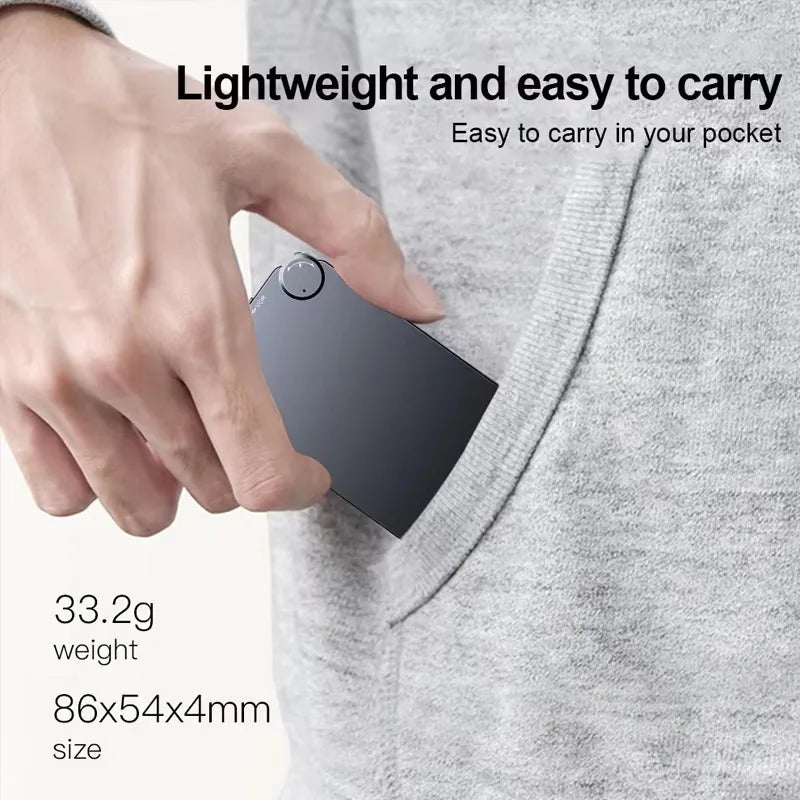 150 Hour Ultra-thin Card Digtal Voice Recorder Oculta 4-64GB Mini Activated Professional Sound Record Flash Drive Dictaphone MP3