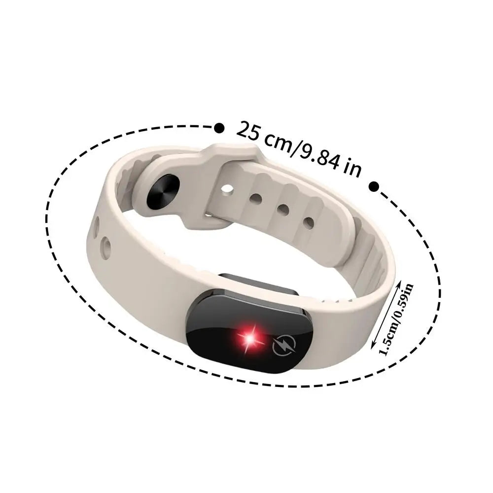 Justerbart silikonarmband - svart eller vitt