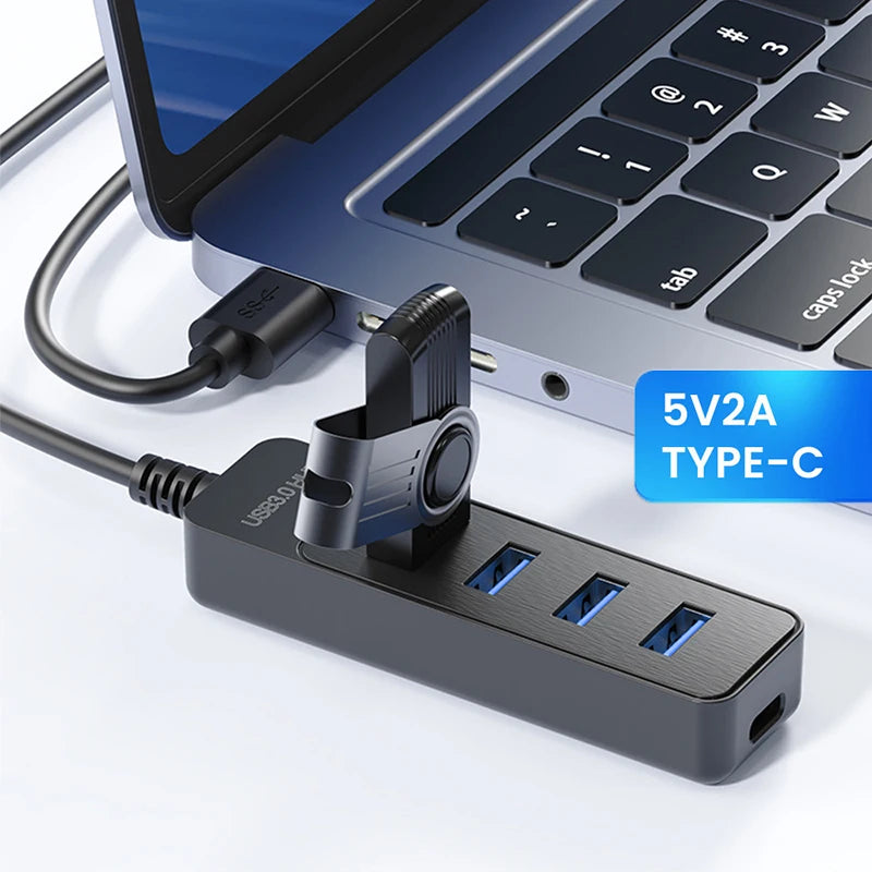 Fünf-Port USB-Hub - USB-A oder USB-C