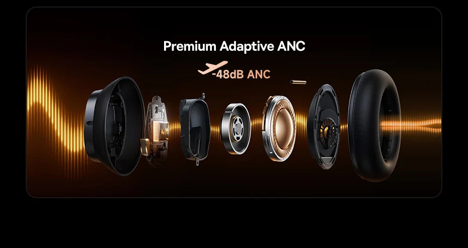 Cuffie Wireless Baseus Inspire XH1 ANC 100 Ore Hi-Res LDAC
