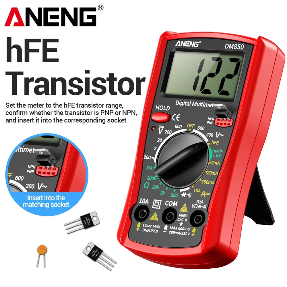 DM850 Digital Multimeter - 1999 Counts