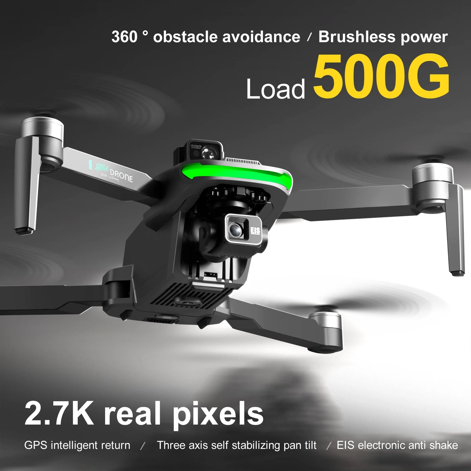 S155 Pro Max 8K GPS Kameralı Drone 3 Eksenli Gimbal ile