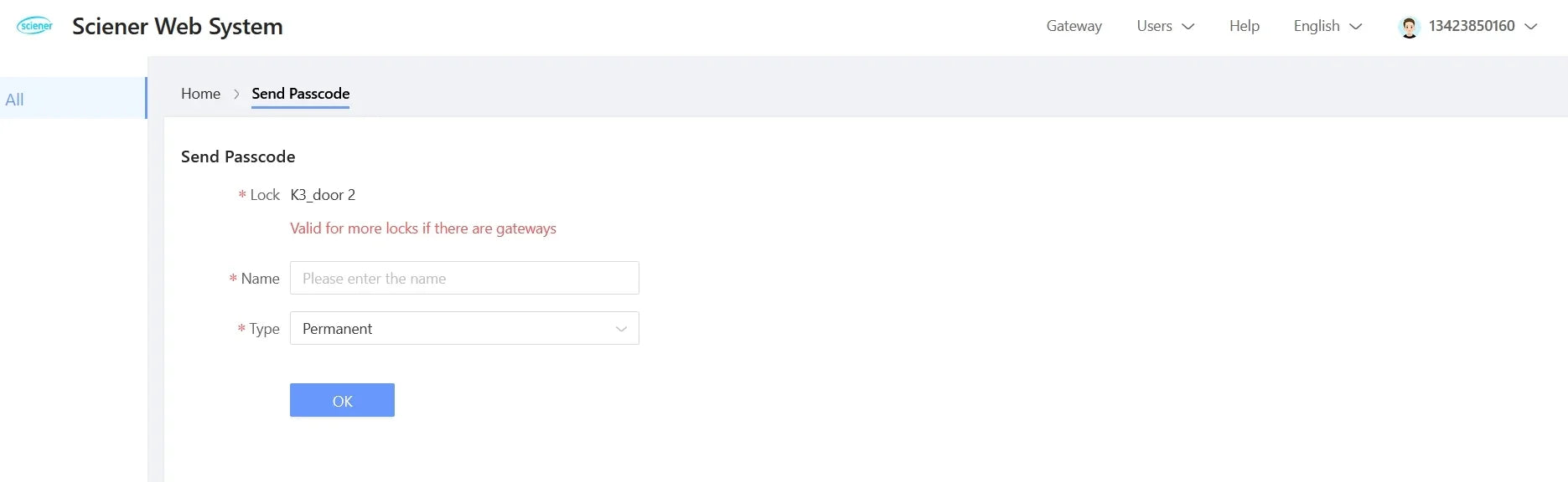 TTlock H3 Fingerprint Door Access Control System
