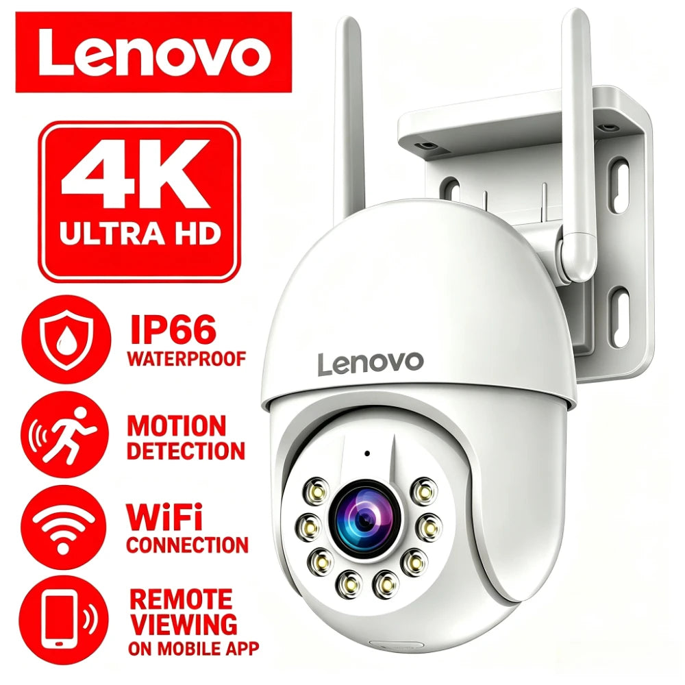 4K PTZ WiFi Outdoor Security Camera with Auto Tracking