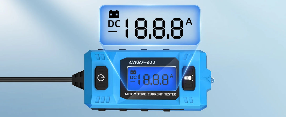 Dokazivač osigurača 12V auto uređaj za ispitivanje struje raspon 0.01~19.99A detekcija kvarova galvanometer automobilski dodaci