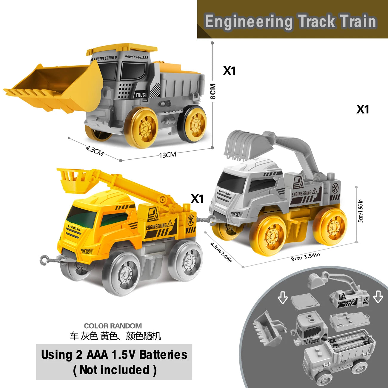 Space Track Oyuncakları Sihirli Tırmanma Mühendislik Yarış Arabası Pisti Seti