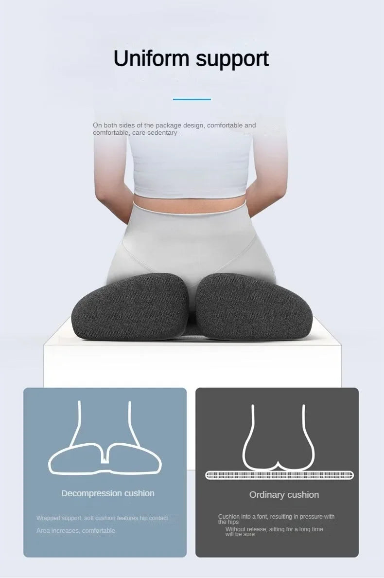 Tailbone Sciatica Back Pain Relief Comfort Office Chair Car Seat Cushion Non-Slip Orthopedic Memory Foam Coccyx Cushion