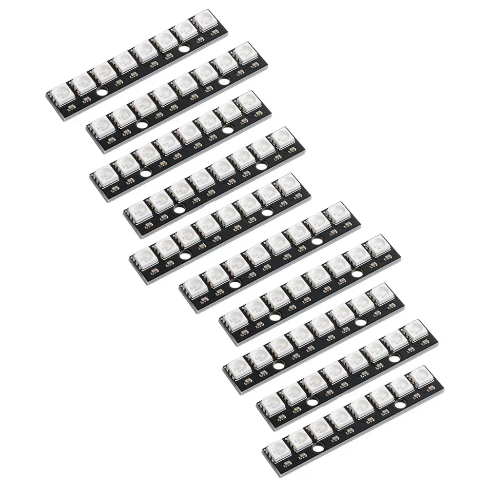 WS2812B individueel adresseerbare RGB-ledring of -strip