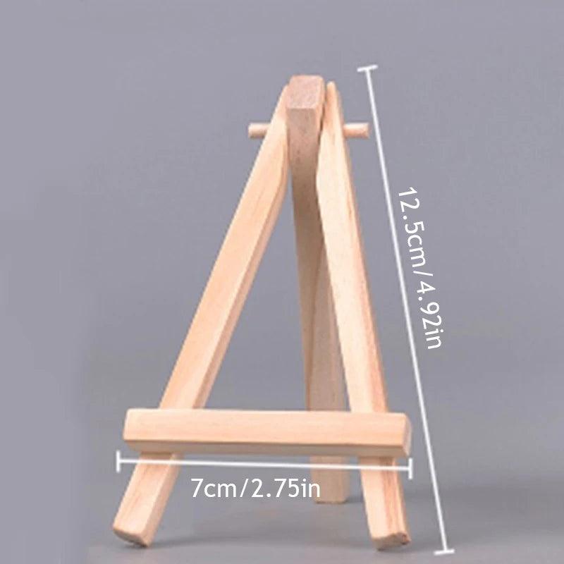 Natural Wood Mini Easel Display Stand