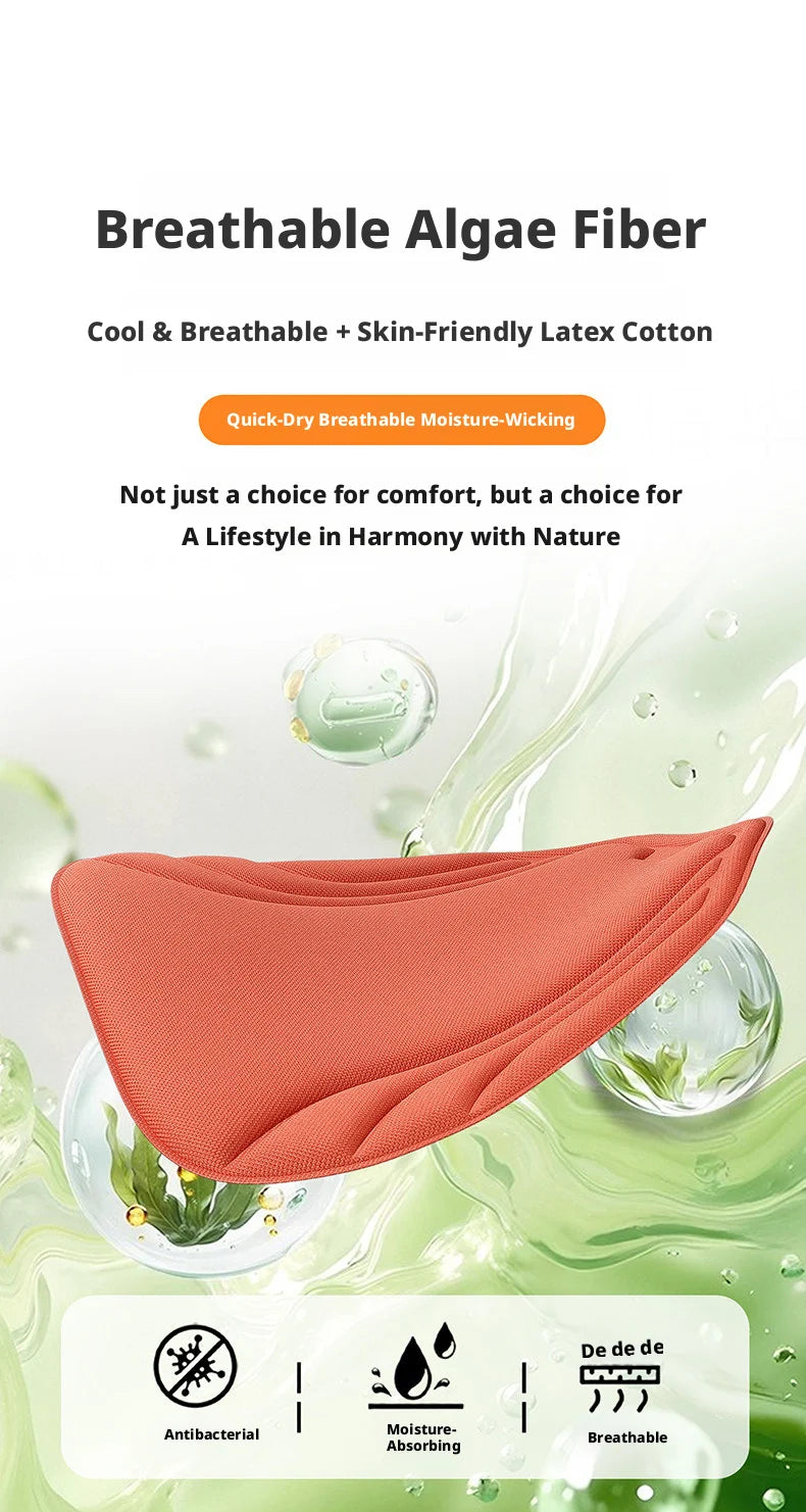Breathable Car Seat Cushion with Latex Support