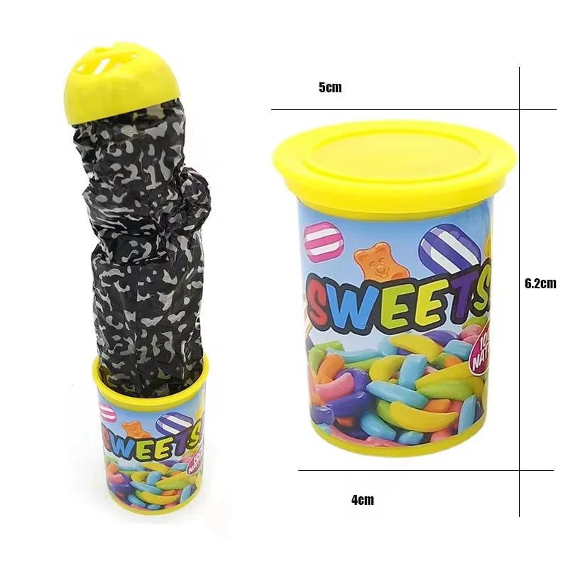 Prank Snake Toy in Potato Chip Can 🐍