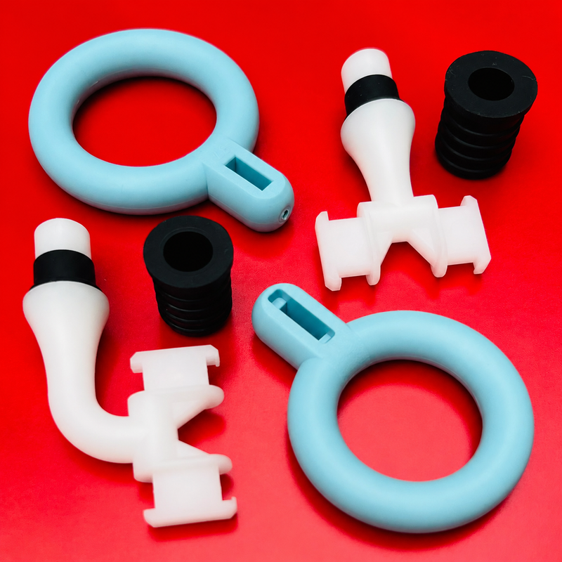 Silicone Ring Massage Gun Attachments, 12–19 mm Shaft Fit