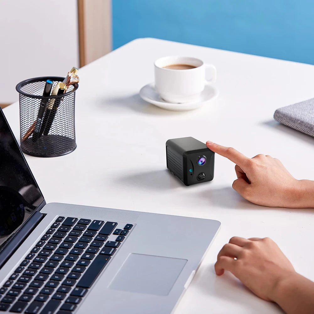 Mini 4G Security Camera with AI Detection, 5MP HD & Night Vision